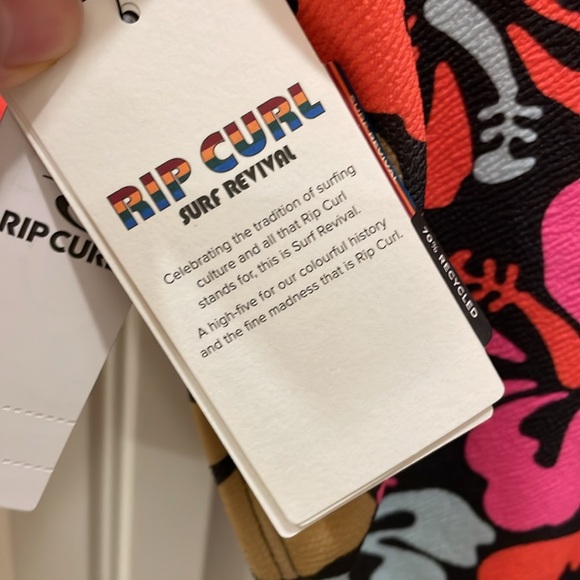 Rip Curl Hibiscus Heat Splice One Piece Surf Suit - Picture 7 of 13